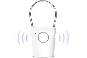 Dörralarmsensor, 120 dB fönsterlarm stöldskyddad dörrhandtag alarmvarning för lägenhet hemsäkerhet