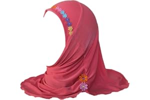 KRUIHAN Muslim Hijab Girl Moslem Scarf - Worship Headpiece Arabia Islamic Head Cap