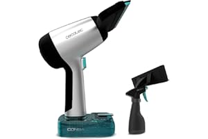 Cecotec Aspirapolvere per finestre Conga Rockstar 3700 Vetro. 3 in 1: Spruzza, Pulisci e Aspira, Autonomia 30 min, Ugello 220 mm, Serbatoio raccolta acqua, 75 m2