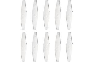 Cragmut 10 Pcs Brush Cutter Blade Metal Blades, Cordless Strimmer Blades Grass Trimmer Replacement Blades for Garden Strimmers Outdoor Power Tools Accessories