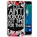 Produktbild Zanasta Designs Schutzhülle Samsung Galaxy S6 edge+ Hülle Case Slim Cover mit Motiv Nobody Got Time