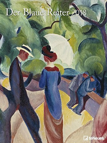 Der Blaue Reiter 2018 - teNeues Kunstkalender, Posterkalender Kunst, Künstlerkalender 2018 - 48 x 64 cm