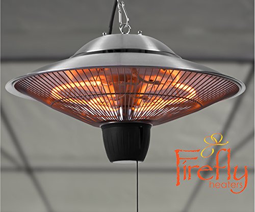 1.500 Watt - Elektrischer Halogen- Infrarot-Außen-Heizstrahler für Deckenmontage