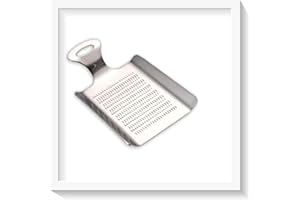 JOY STORE - Grattugia in Acciaio per Spezie Zenzero Cioccolato Aglio Limone Arancia 11cm