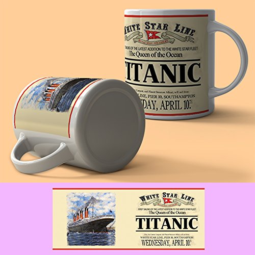 The Original Metal Sign Company Titanic Tazza
