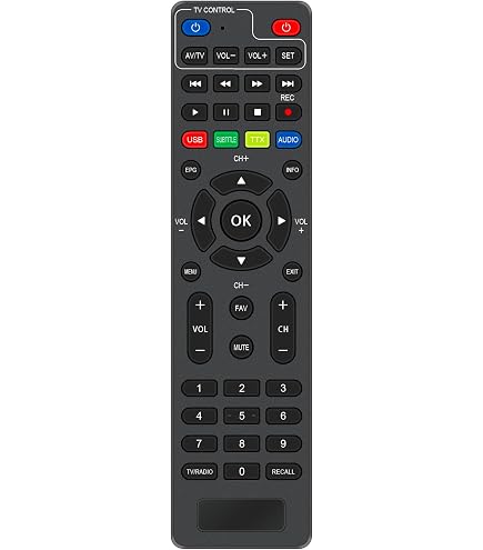 Telecomando Sostitutivo A Infrarossi Compatibile Con Decoder Diprogress DPS102TV, Senza Programmazione