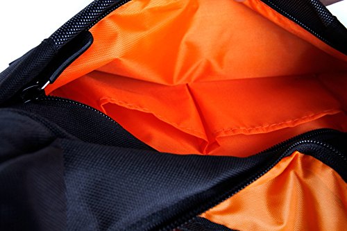 Besace de transport multi-poches pour appareils photo Panasonic Lumix GF8 et DMC-FZ300  Nikon Coolpix B500 et B700 Bridge et Pentax K-1 SLR et leurs accessoires  par DURAGADGET