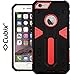 Cubix® Shock Proof Case For Apple iPhone 6S Defender 2 Back Cover With Dust Plug and Rugged Heavy duty Protection -Red RS.499.00
