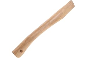 POPETPOP Replacement Axe Handle Wooden Grip for Outdoor Use Durable Hickory Wood Handle Replacement Suitable for Various Axes 14.5 Inch