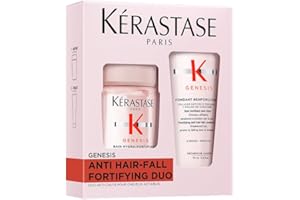 Kérastase, Genesis, Pflegeroutine mit Shampoo (80ml) und Haarspülung (75ml), Probierset für feines und brüchiges Haar, Gegen Haarverlust durch Haarbruch