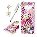 Price comparison product image Galaxy Note 9 Case - 3D Handmade Bling Crystal Clear Case Shiny Pink Diamonds Glitter Rhinestones Gems Hard PC Phone Cover for Samsung Galaxy Note 9 (2018) ,with Dust Plug & Stylus - Luxury Castle
