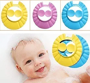 TKG MALL baby Shower Cap Foxglow Eye and Ear Protector Shower Cap/Hat for Baby and Kids (Multicolour)
