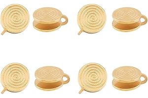 Hobbspring Pressure Earrings for Keloids Stainless Steel Clip Earrings Spiral Non-Pierced Earrings Compression Earrings Ear Cuff Adjustable Keloid Earrings for Women Men Ladies