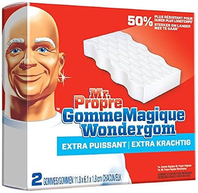 Mr. Propre - Gomme Magique Extra Puissante Nettoyante Effaceur De Taches - Lot de 3