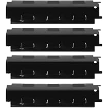 4x Brennerabdeckungen Aus Edelstahl – Verstellbare Heizplatten/Flammendiffusoren Für Gasgrill