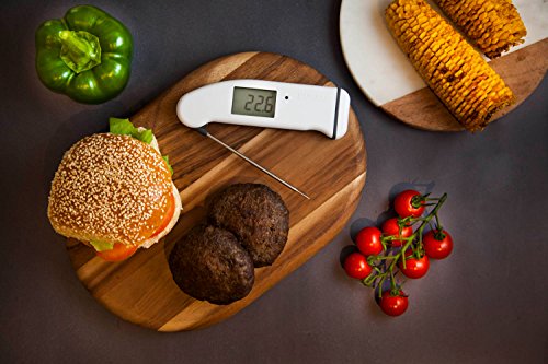 Superfast Thermapen 4 Thermometer in weiß mit patentierter, um Automatische 360 ° Display - 3