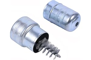 ANCLLO Uniwersalny zestaw do czyszczenia zacisków akumulatora samochodowego Szczotka do czyszczenia drutu do zacisków akumulatora, szczotka do brudu i korozji Narzędzie do czyszczenia ręcznego