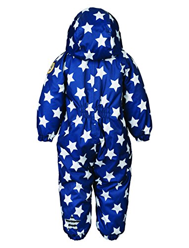 Racoon Baby - Jungen Schneeanzug SKJOLD BABY STAR (9.000 Wassersäule), Sternchen, Gr. 74, Blau (Ensing blue ENS) - 2