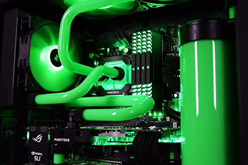 VIBOX Venom GS570-29 Komplett-PC Paket Gaming PC – 3,5GHz Intel i5 Quad Core CPU, 2x GTX 1070, leistungsfähig, Wassergekühlter Desktop Gamer Computer mit Spielgutschein, 28″ 4K Monitor, Razer Tastatur, Razer Maus, Windows 10, lebenslange Garantie* (3,0GHz (3,5GHz Turbo) Superschneller Intel i5 7400 Kabylake Quad 4-Core Prozessor CPU, 2x Dual SLI Nvidia GeForce GTX 1070 8GB Grafikkarten, 32GB DDR4 3000MHz RAM, 480GB SSD, 3TB Festplatte, Gewohnheit Wasserkühlung, Corsair 570X Gehäuse) - 6