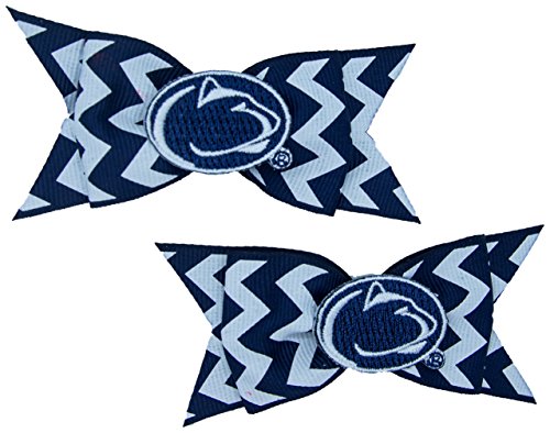 Preisvergleich Produktbild Divine Creations NCAA Penn State Nittany Lions Chevron Schleife Paar