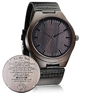 Reloj de Madera Grabado Personalizado, Casual Hecho a Mano, Reloj de Madera para Hombres y Mujeres, Amigas Familiares, Regalo Personalizado