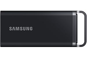 ‎SAMSUNG Samsung Portable SSD T5 EVO, 8 TB, USB 3.2 Gen. 1, 460 MB/s Lesen, 460 MB/s Schreiben, Externe Festplatte für Mac, PC, Android, Smart TVs und Spielkonsolen, Inkl. USB-C-Kabel, MU-PH8T0S/EU