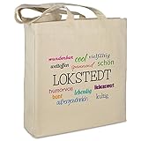lokstedter steindamm 75 Material:100% Baumwolle Stofftasche mit Stadt/Ort \