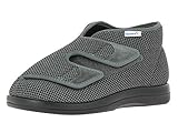 VAROMED 62922 Unisex - Erwachsene, Damen,Herren SlipperMokassins,Klett-Halbschuh,Gesundheits-Schuh,Klettverschluss,bequem,druckfrei,variabel