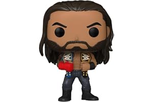 Funko Pop! WWE: Roman Reigns with Belts - Figurka winylowa kolekcjonerska - Pomysł na prezent - Oficjalne towary - Zabawki dla dzieci i dorosłych - Fani sportowi - Lalka dla kolekcjonerów i wystawy