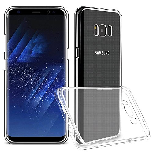 Samsung Galaxy S8 Hülle,Yica [Liquid Crystal] Galaxy s8 Hülle Tasche Schutzhülle Case Cover Transparent Klare Weiche TPU Silikon Gel Schutzhülle Bumper Löschen Back für Samsung Galaxy S8