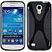 Produktbild PhoneNatic Case für Samsung Galaxy S4 Mini Hülle Silikon schwarz X-Style Cover Galaxy S4 Mini Tasche + 2 Schutzfolien
