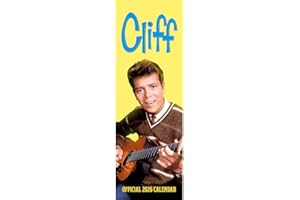 2026 CALENDAR CLIFF RICHARD MONTH TO VIEW SLIM WALL CALENDAR OFFICIAL PRODUCT