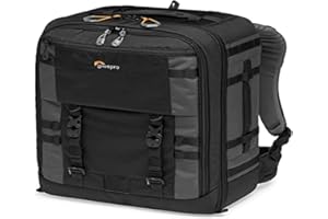Lowepro Pro Trekker BP 450 AW II Zaino Fotografico Outdoor con Divisori MaxFit per Laptop/iPad 15", Pro Mirrorless e DSLR, Sony, Canon, Nikon, Gimbal, Drone, DJI, Nero/Grigio Scuro