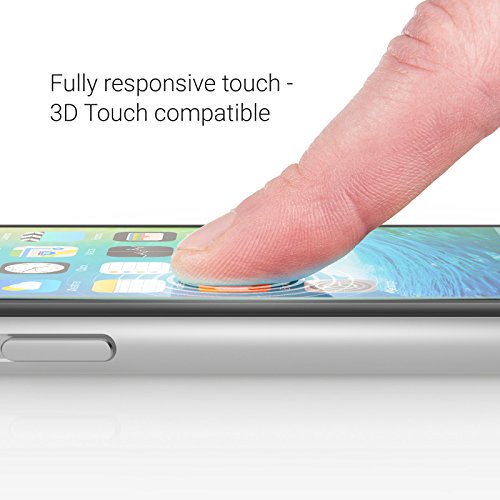 iPhone 6S Screen Protector [2 Pack] Caseflex iPhone 6 / 6S Tempered Glass [3D Touch Compatible 0.2mm Thickness / 9H Hardness Rating]