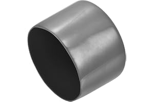 sourcing map 2pcs Rubber End Caps 75mm(3 inch) ID Vinyl Round Tube Bolt Cap Cover Screw Thread Protectors Dark Grey