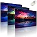 Produktbild Lightbox-Multicolor | LED Bilderrahmen mit Motiv | Polarlichter über der Skyline von Köln | 100x70 cm | Fully Lighted