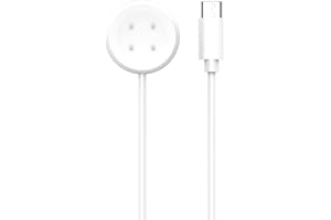 JOYSOG Zamienny magnetyczny kabel do ładowania do Google Pixel Watch 2 Watch Magnetyczna stacja dokująca (biała i typ C)