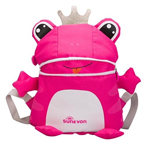 Preisvergleich Produktbild gaddrt Kind-Baby-Mädchen-Jungen Scherzt Karikatur-Frosch-Fox-Tierrucksack-Kle... (Rot)