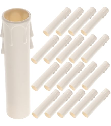 GABRIELLE 10 Pièces Bases De Lustre De Bougie Couverture Blanche Douilles D'ampoule Supports De Candelabres Pieces De Support Base De Lumiere 76578682