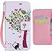 Produktbild Handyhüllen Samsung Galaxy S8 / G950F hülle, Ougger Mode Baum Tasche Leder Schutzhülle Bumper Schale Weich Tasche Magnet Silikon Beutel Flip Cover mit Kartenslot