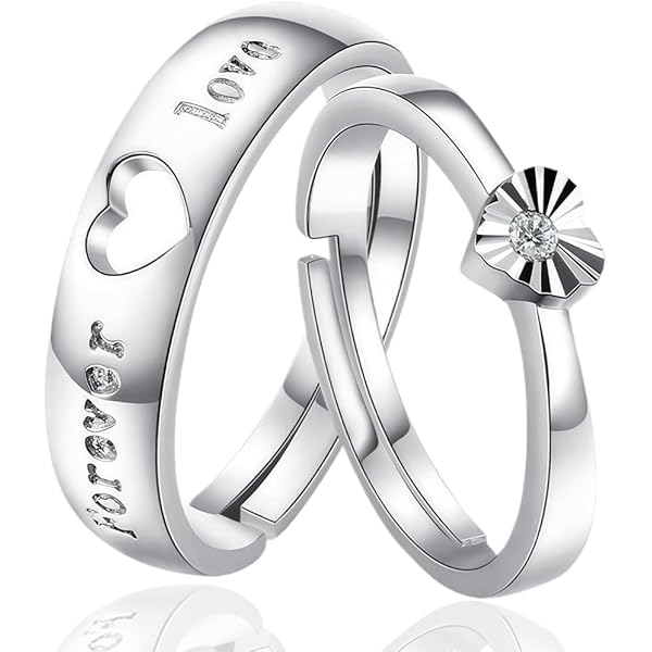 Anelli Di Fidanzamento, Fedi Nuziali Per Partner, 2 Anelli Placcati In Oro P907 Personalizzabili - Foto 8