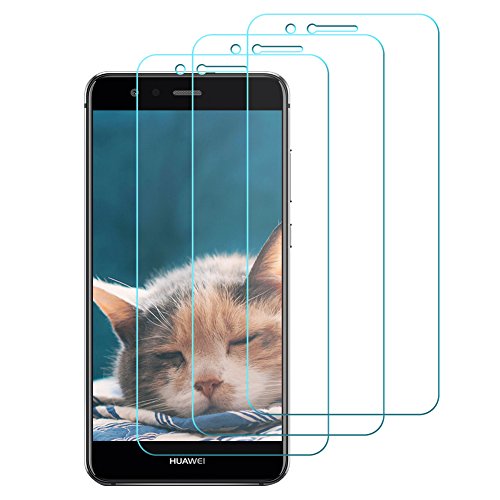 Preisvergleich Produktbild Loquiet [3 Stück] Huawei P10 Lite Panzerglas Schutzfolie, Panzerglasfolie Panzerfolie Displayschutzfolie für Huawei P10 Lite, 99% Transparenz, Schutz vor Wasser, Öl, Staub und Kratzern.