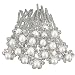 Produktbild onlinegrocerystore (TM) 20 Stück Hochzeit Braut Perle Blume Kristall Haarnadeln Clips Bridesmaid (Silber) FK