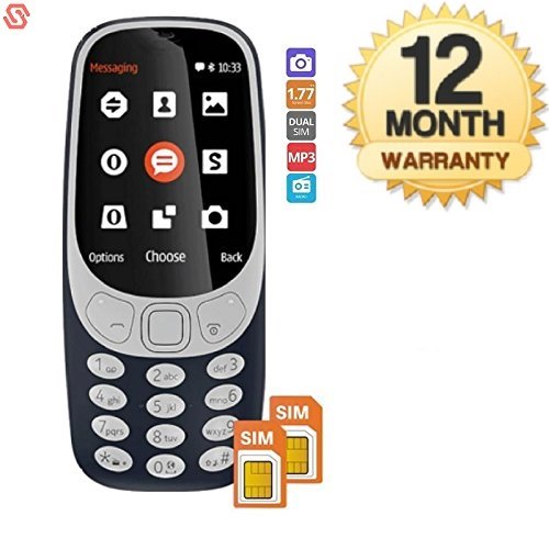 Supreno A3310 Camera Multimedia Dual Sim Mobile Phone (12 Months Warranty) RS.989 (50.00% Off) - Amazon