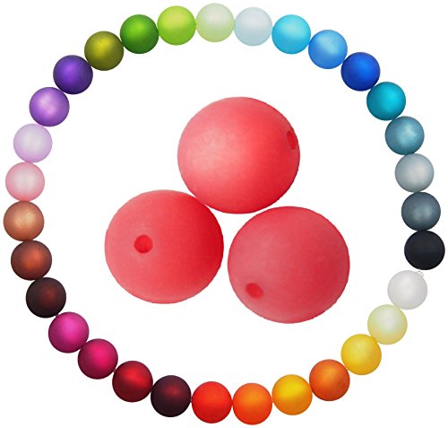 50 pieza verdadera Polaris perlas 10 mm, puderrot, perlas de producción alemana