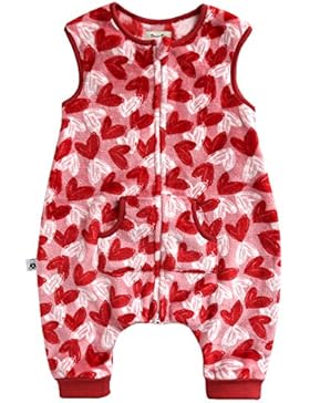 Vaenait Baby 80-110 Maedchen Ultrasoft Mikrofaser Schlafsack dicke Decke fuer Winter Microfiber Love Boom