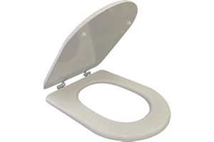 BARBETTA RICAMBI BAGNO Sedile Copriwater compatibile dedicato ESEDRA Ideal Standard MDF verniciato Bianco