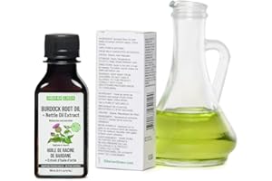 Siberian Green Klettenöl mit Brennnesselöl-Extrakt, 100 ml, natürlicher Haarausfall, Klettenwurzelpflege, Anti-Schuppen, Kopfhaut stimuliert das Wachstum