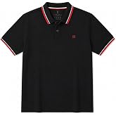 TIMSHEL Erkek Premium Polo Yaka T-Shirt, Pike Kumaş, Regular Fit, Kısa Kollu