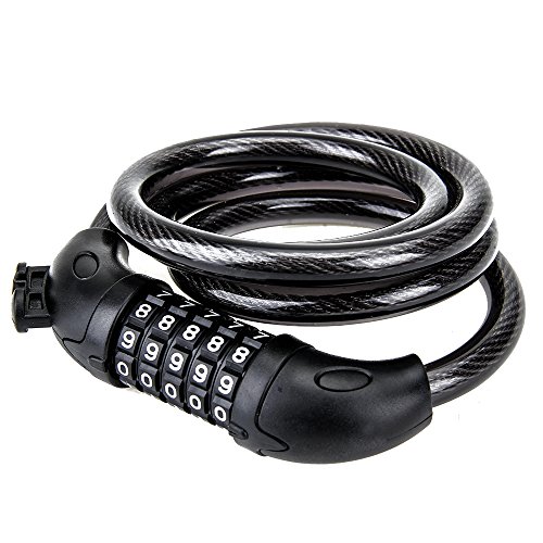 Fahrradschloss Kettenschloss Motorrad Schloss für Fahrräder Skiausrüstung und Rollstühle
